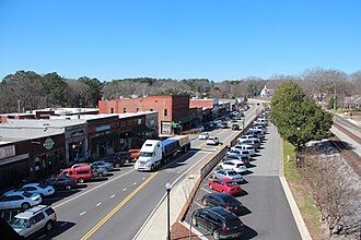 Downtown Acworth Georgia local landmark