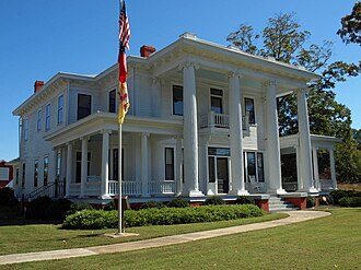 Braselton Georgia town hall and historic house