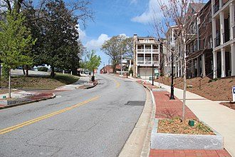 Holcomb Bridge Road in Norcross Georgia