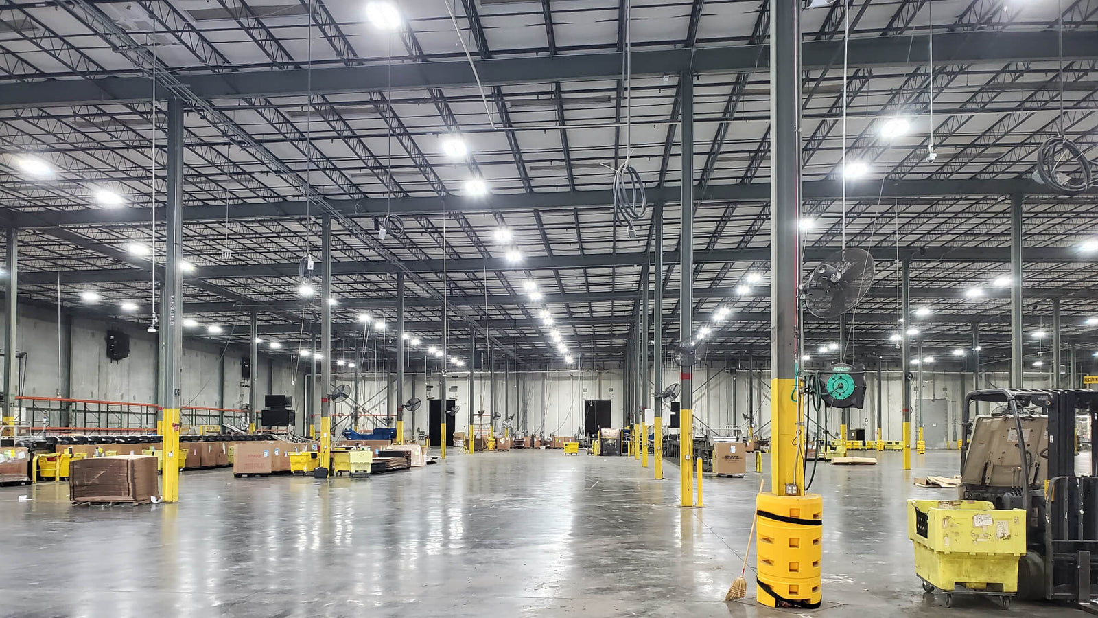 DHL commercial LED lighting project